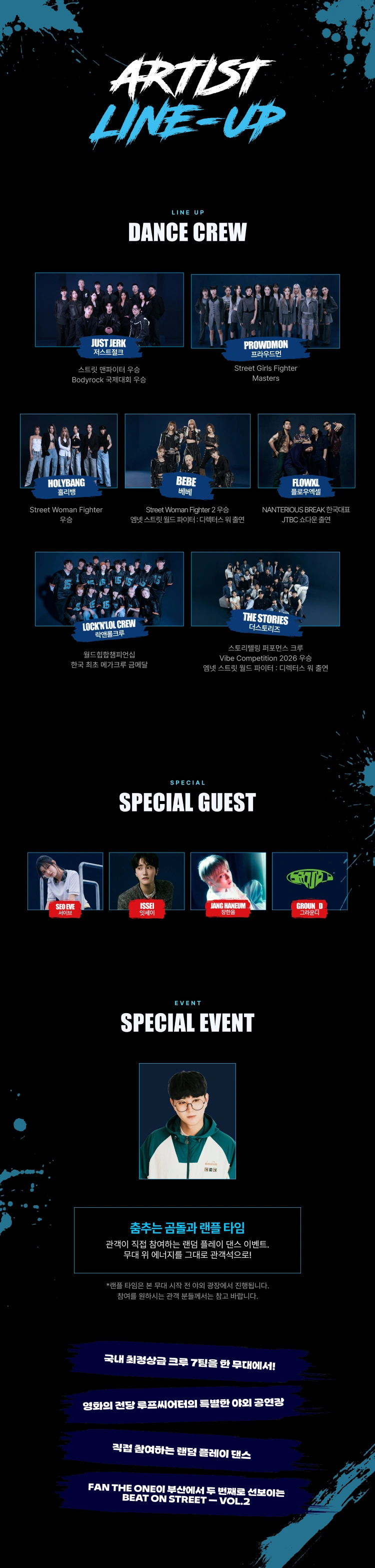 Beat On Street Vol.2 - in Busan 상세 이미지