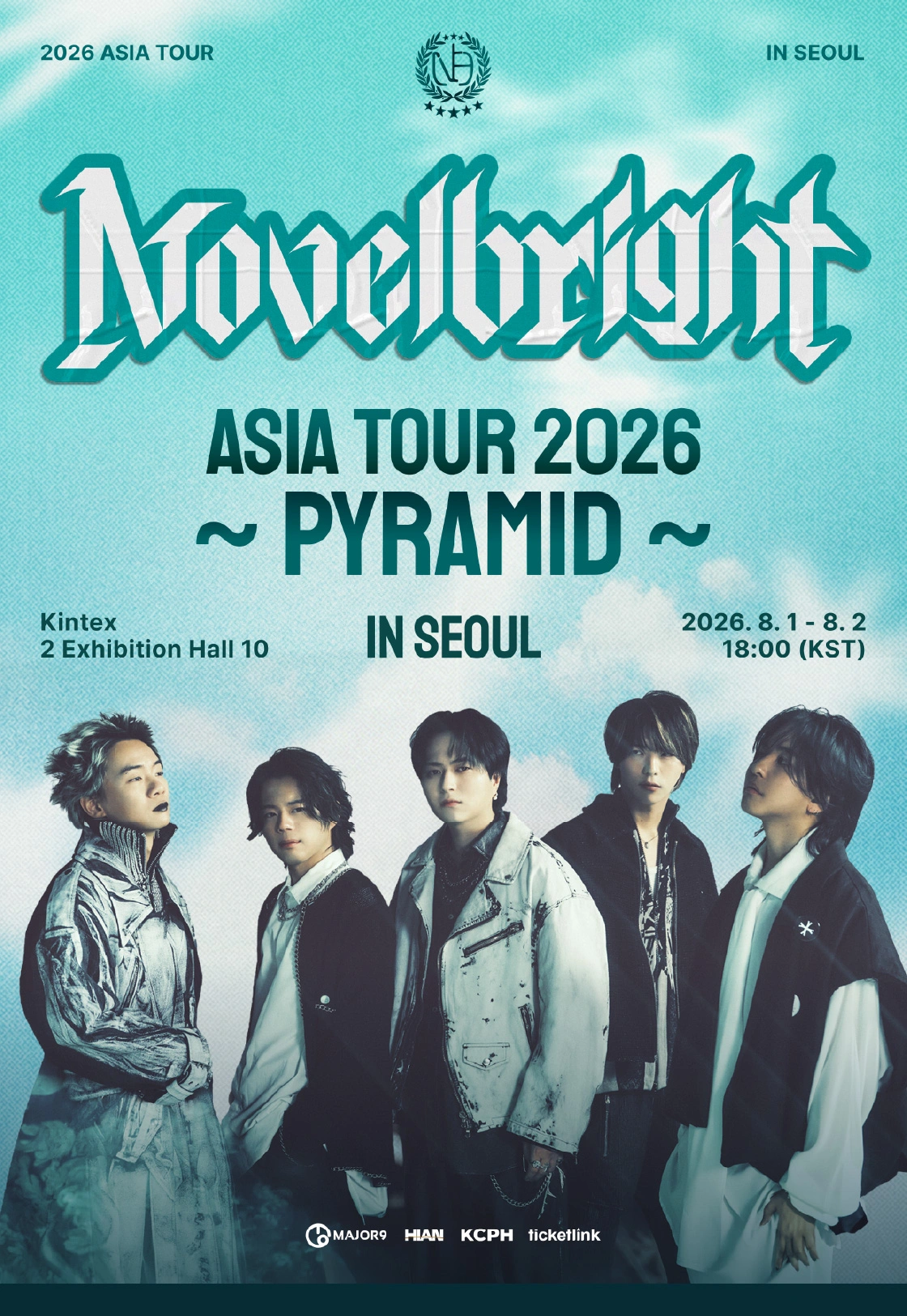 Novelbright ASIA TOUR 2026 〜PYRAMID〜 in Seoul 상세 이미지