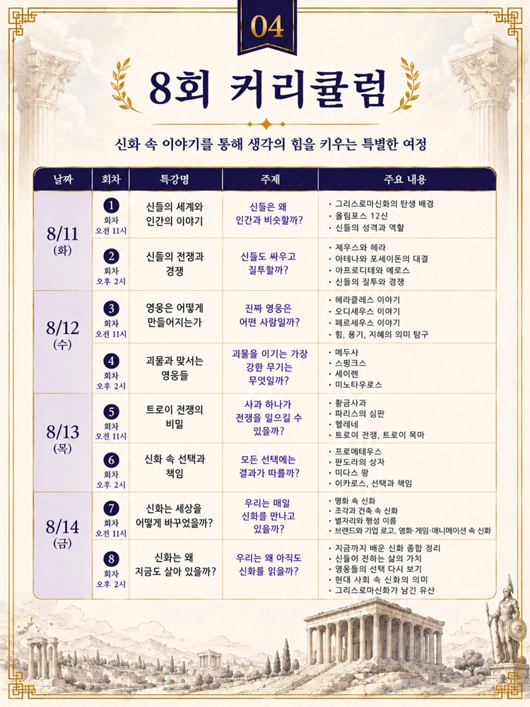 미래엔 처음 읽는 인문학 그리스로마신화 상세 이미지
